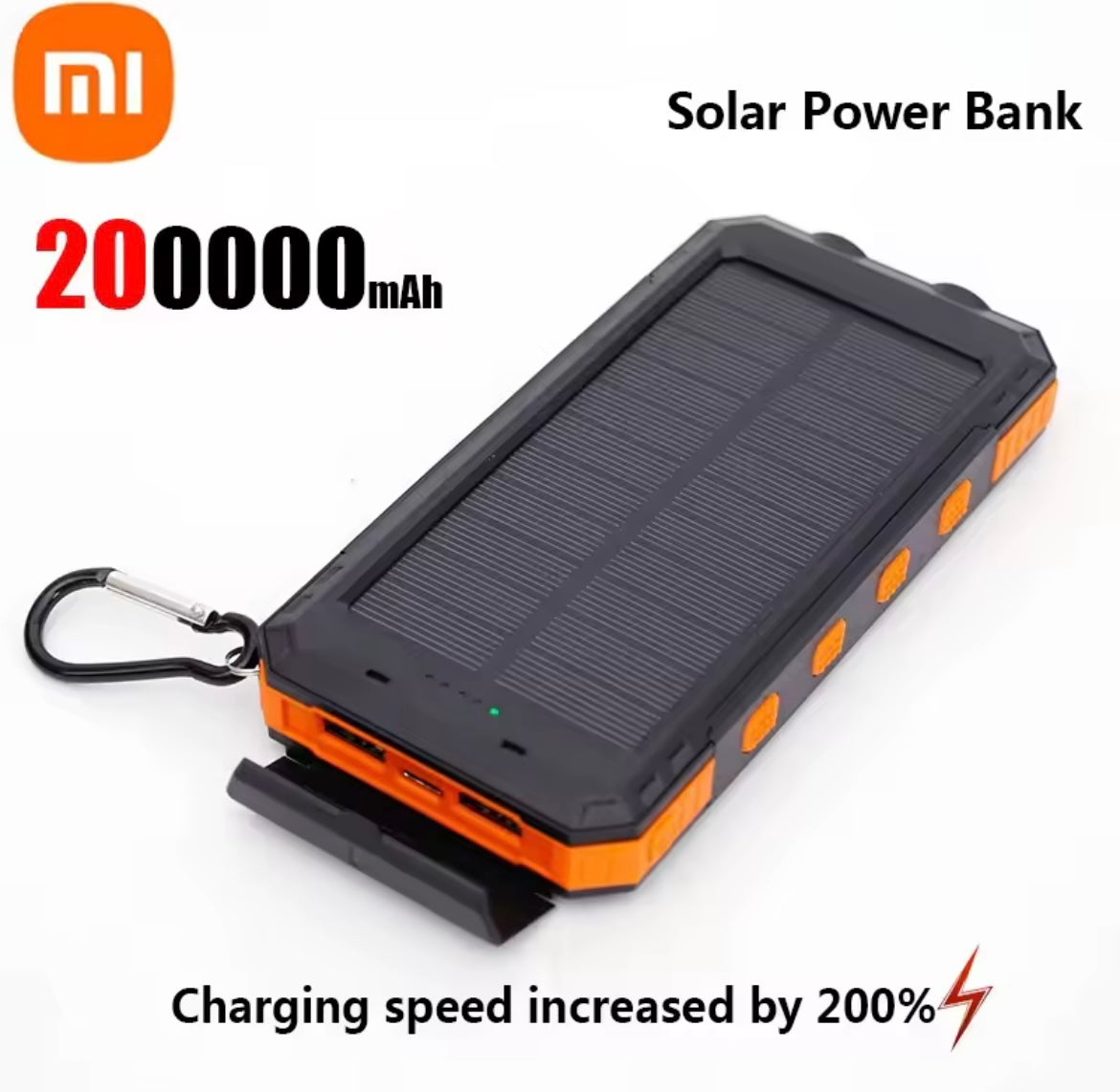 Rugged waterproof Solar Power Bank