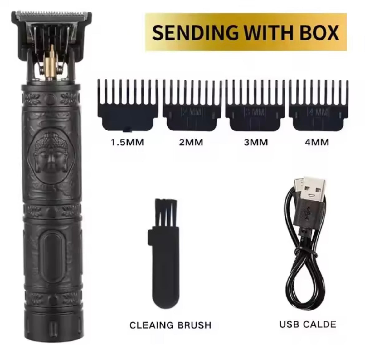 Professional T9 Vintage Electric Rechargeable Hair Clipper