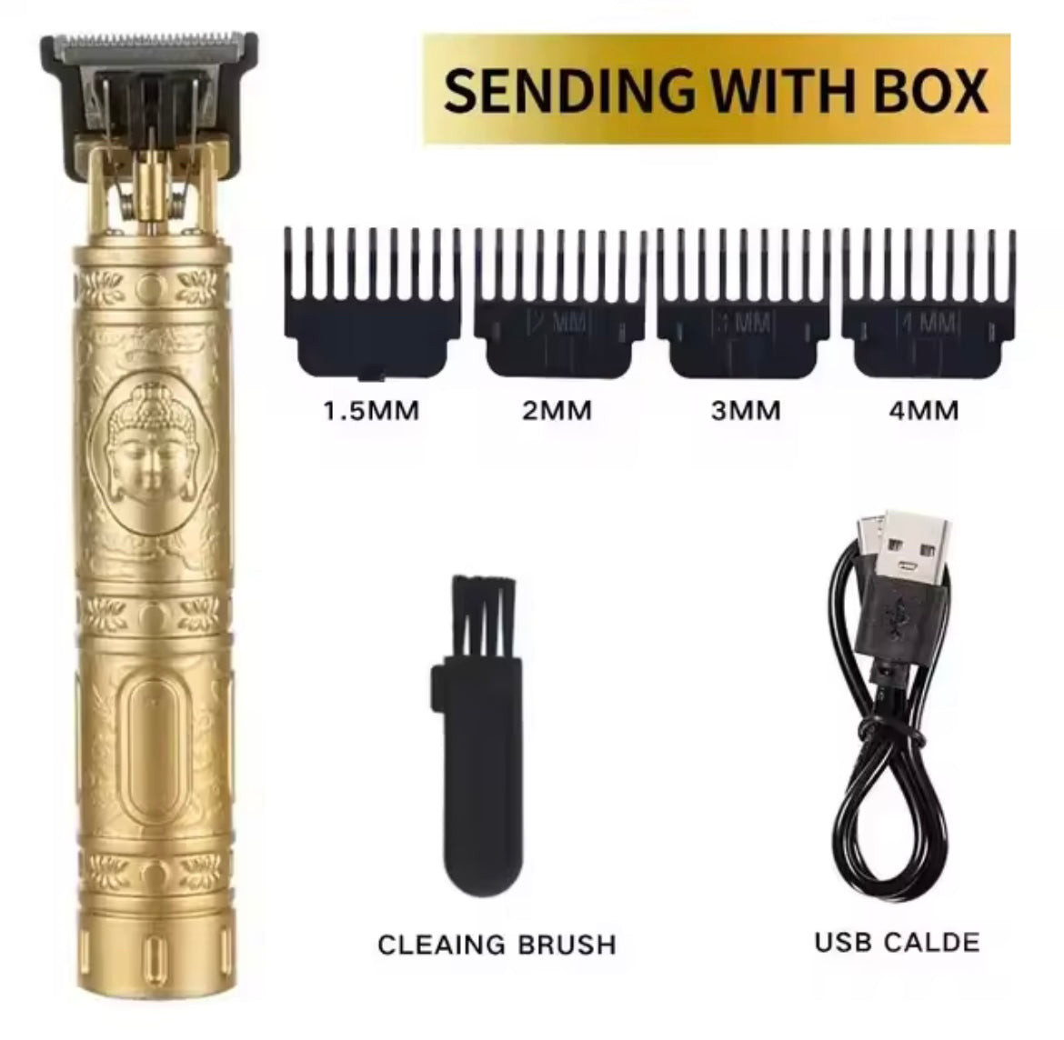 Professional T9 Vintage Electric Rechargeable Hair Clipper